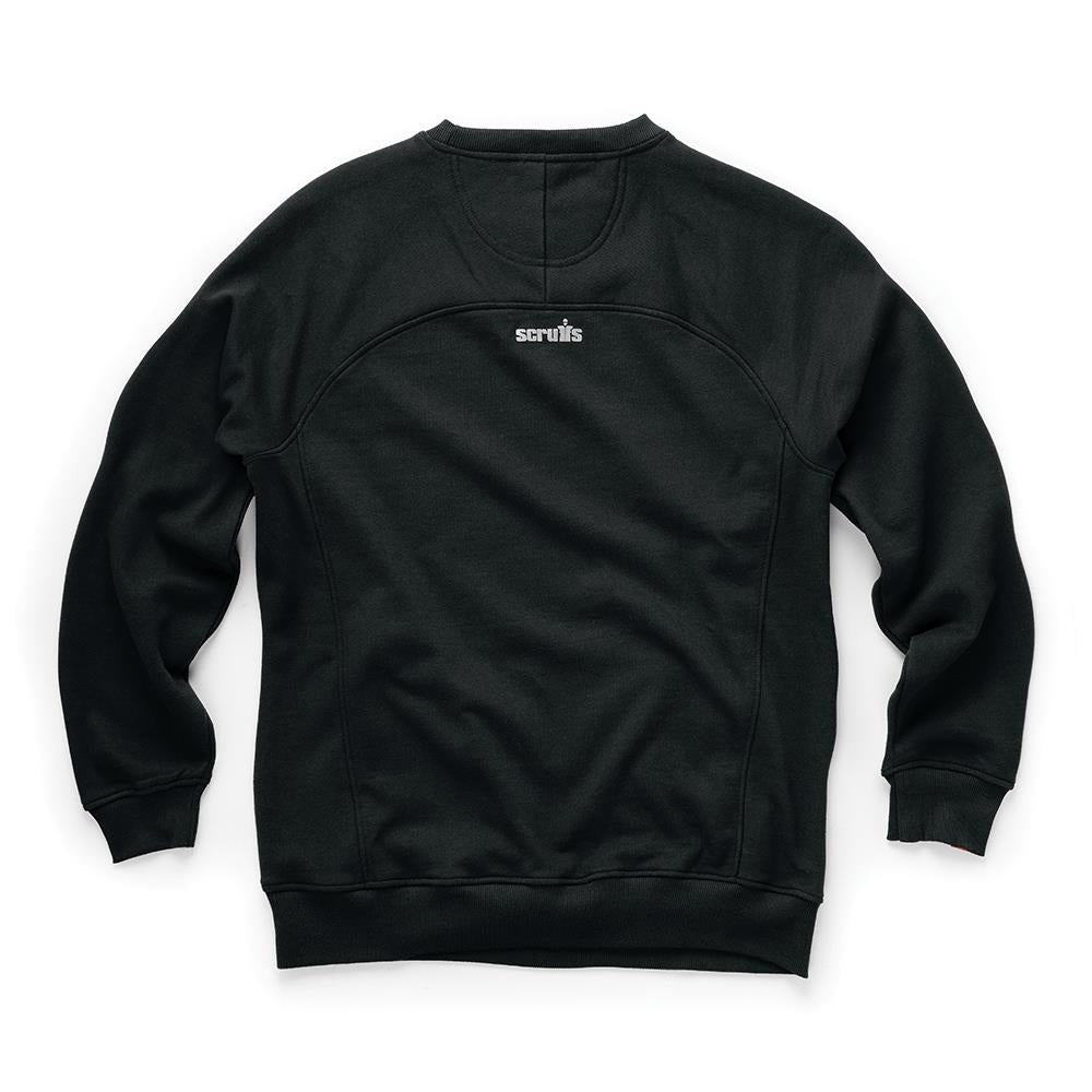 Scruffs Eco Worker Sweatshirt Black - Choose Size