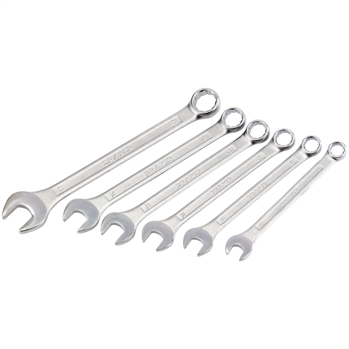 Draper Metric Combination Spanner Set (6 Piece) 80899  White Rose Tools