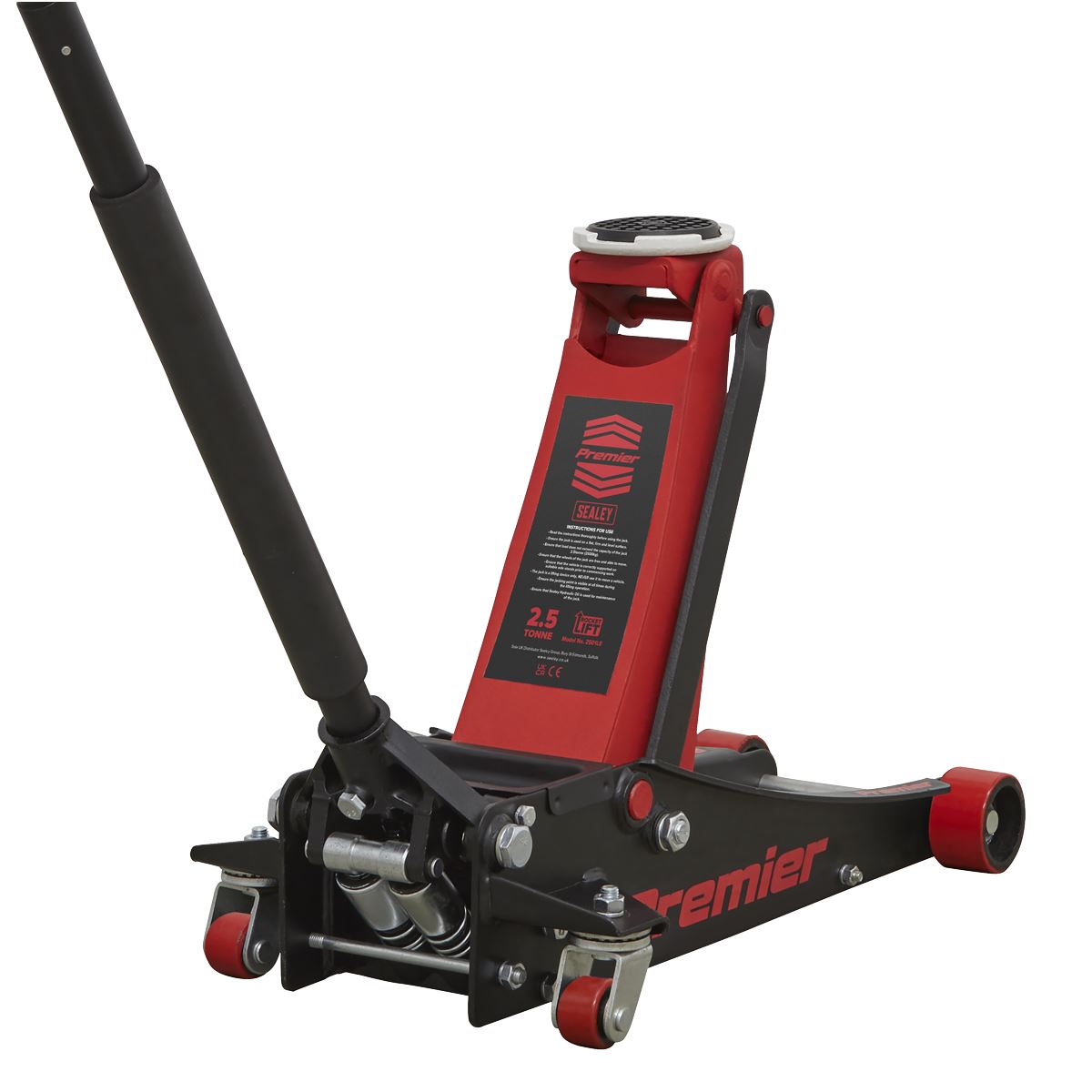 Sealey Premier Premier Low Profile with Rocket Lift Trolley Jack 2.5 Tonne