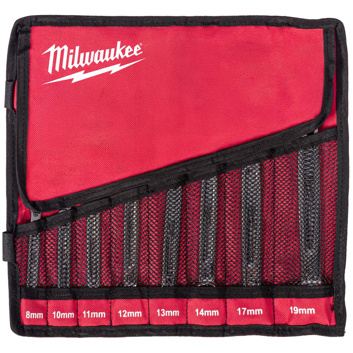 Milwaukee MAXBITE Slim Combination Spanner Set 8 Piece 8-19mm  White Rose Tools