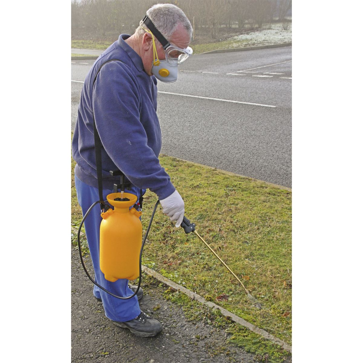 Sealey Pressure Sprayer 5L Gardening Pesticide Herbicide Fluid Bottle Lance