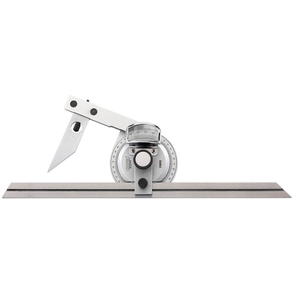 Draper Expert Universal Bevel Protractor Set 52430  White Rose Tools