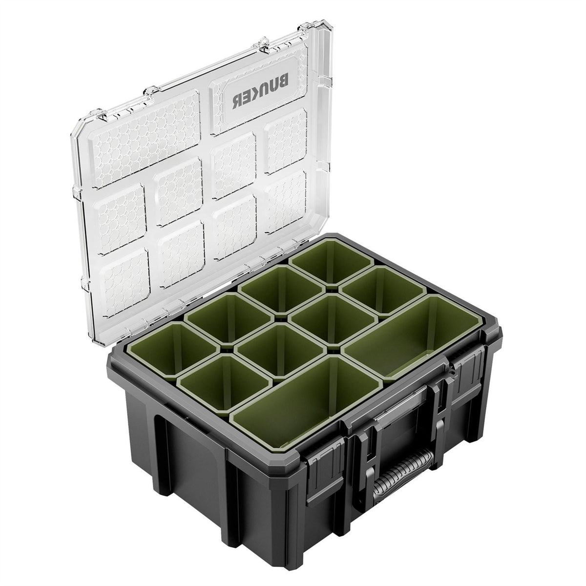 BUNKER Large Deep Organiser 408 x 334 x 189mm 29703  White Rose Tools