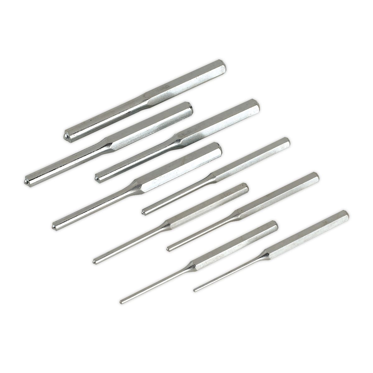 Sealey Premier Roll Pin Punch Set 9pc 1/8-1/2" - Imperial 