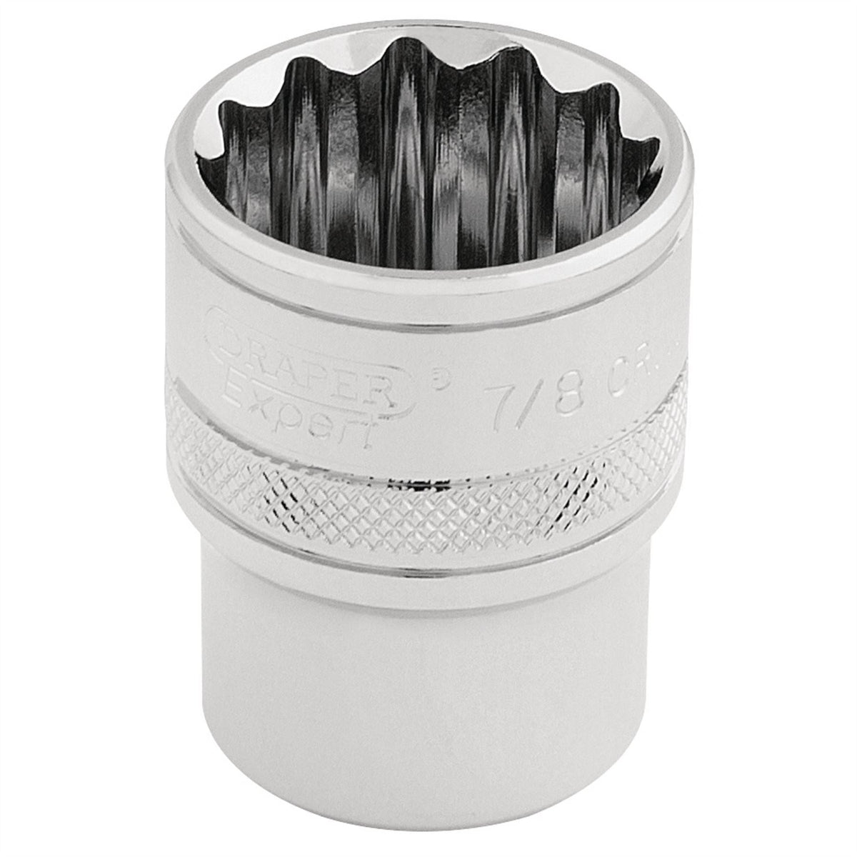 Draper Expert HI-TORQ® 12 Point Socket 1/2" Sq. Dr. 7/8" 33661  White Rose Tools