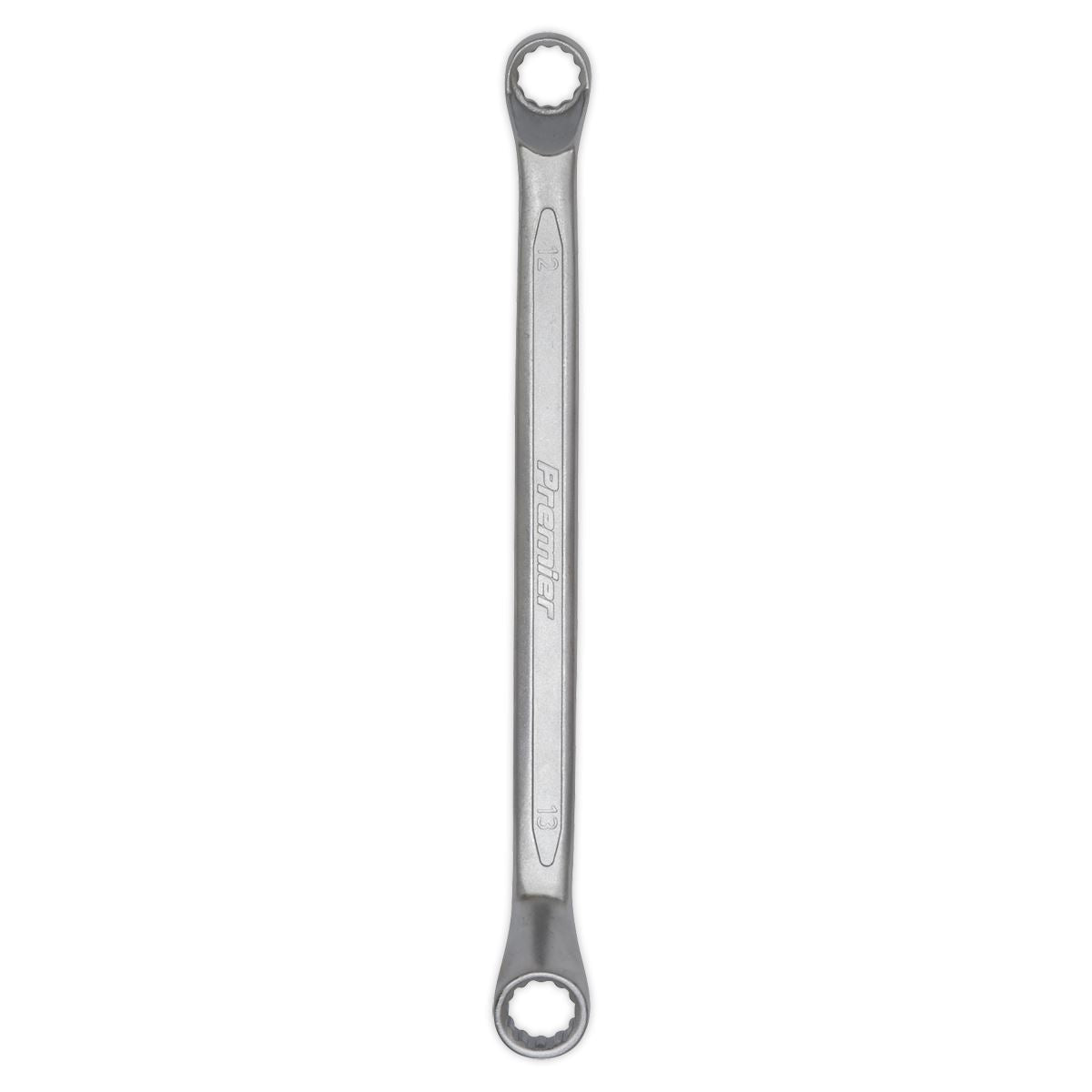 Sealey Premier 8 Piece Cold Stamped Offset Double End Ring Spanner Set Metric
