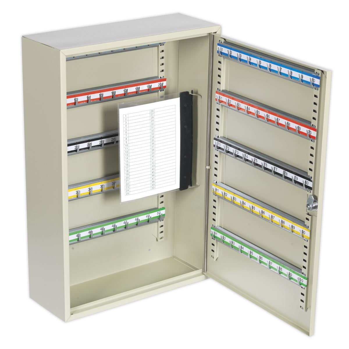 Sealey Key Cabinet 100 Key Capacity Deep 