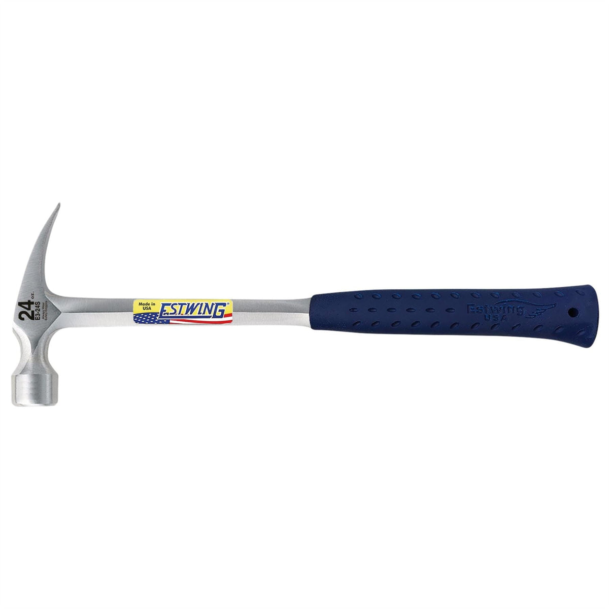Estwing E3/24S Smooth Face Straight Framing Hammer 24oz/672g 16" 23567  White Rose Tools