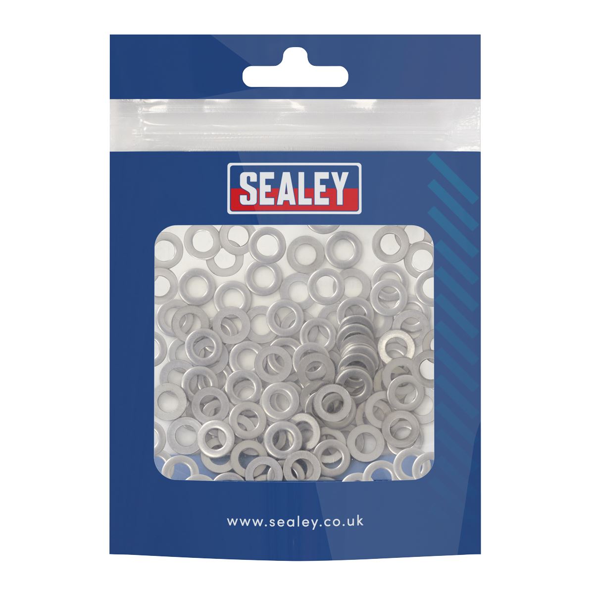 Sealey Stainless Steel Flat Washer DIN 125 - M5 A2 - Pack of 100