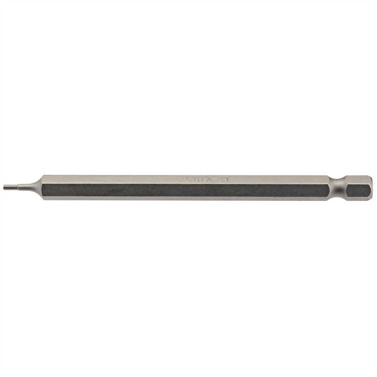 Draper Hexagonal Insert Bit 1.5mm 1/4" Hex 100mm Long (Pack of 1) 64369  White Rose Tools