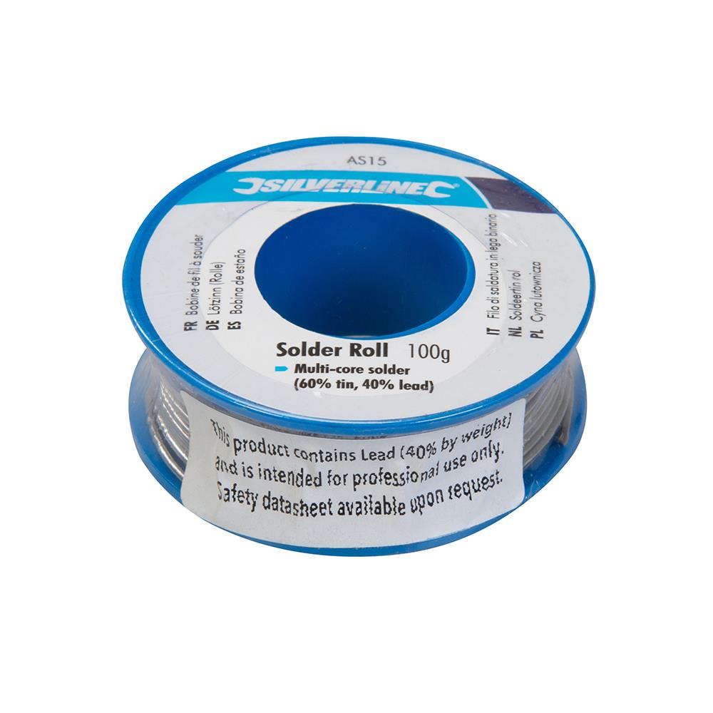 Silverline Solder Roll 100g AS15