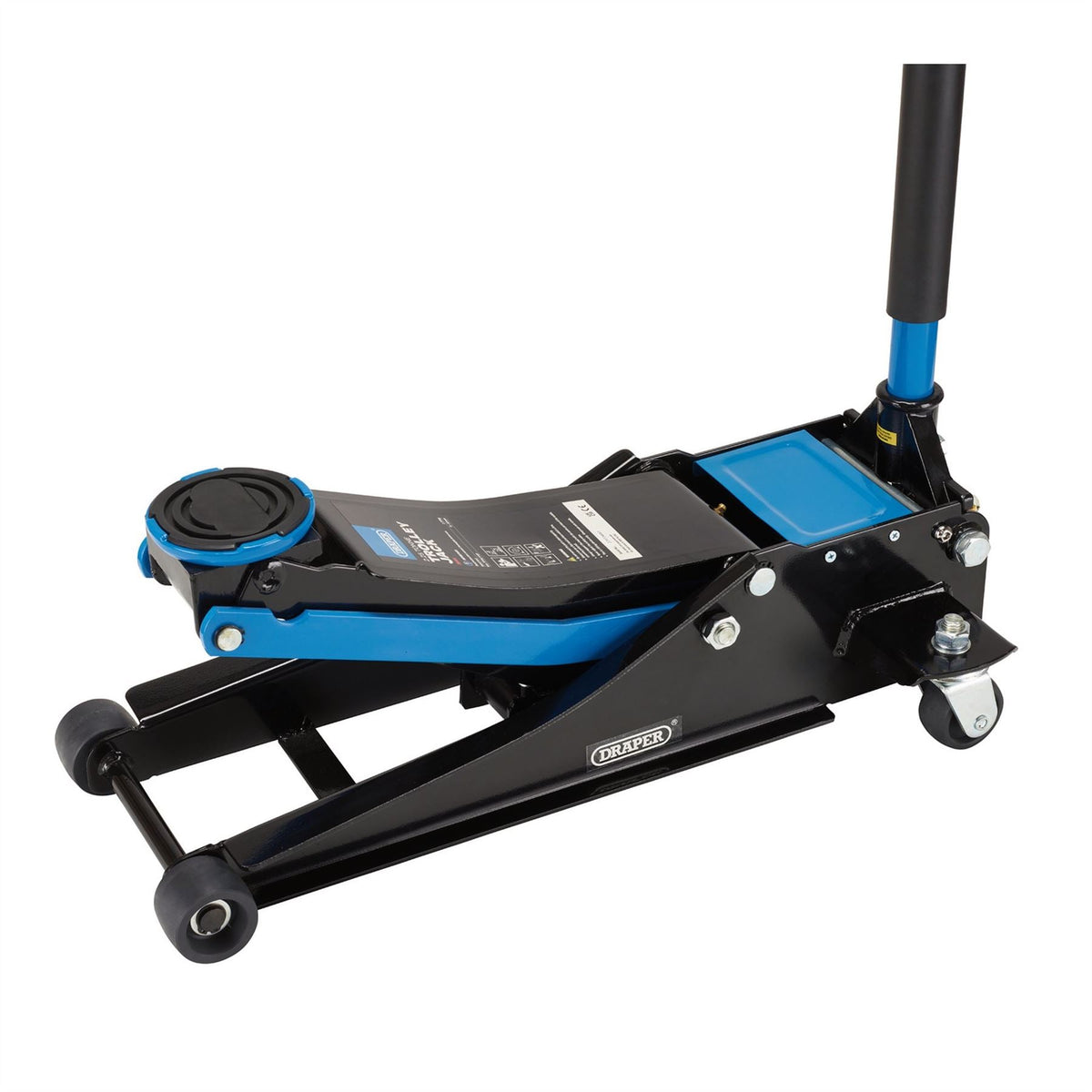 Draper Trolley Jack 2.25 Tonne Blue 28465  White Rose Tools
