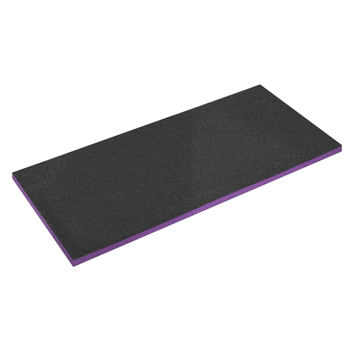 Sealey Easy Peel Shadow Foam® 1200 x 550 x 30mm - Purple/Black  White Rose Tools