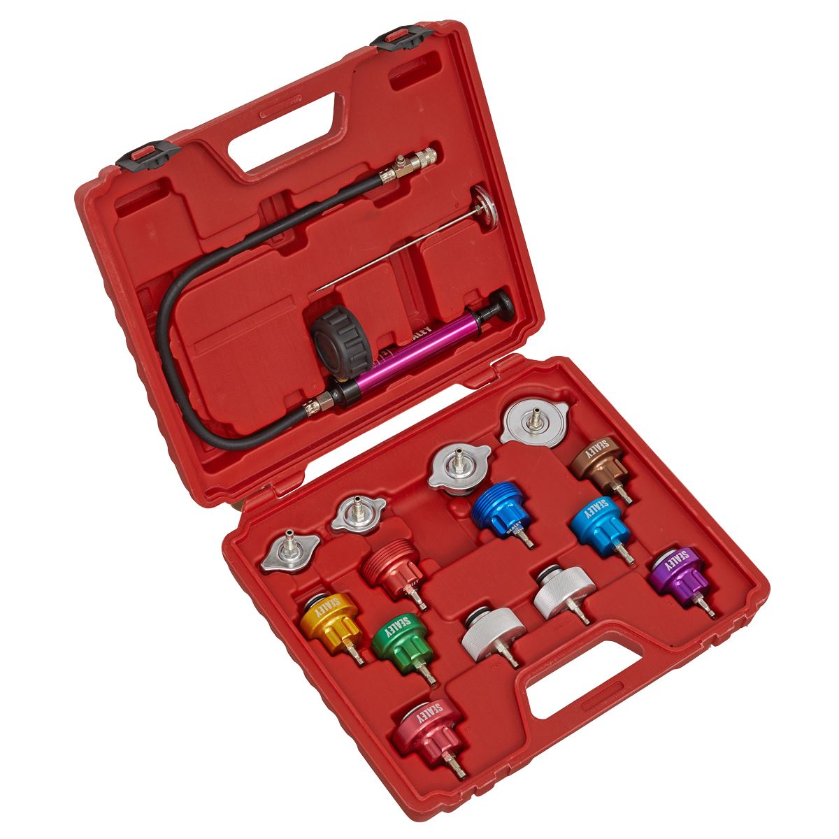 Sealey Cooling System Pressure Test Kit 16pc 