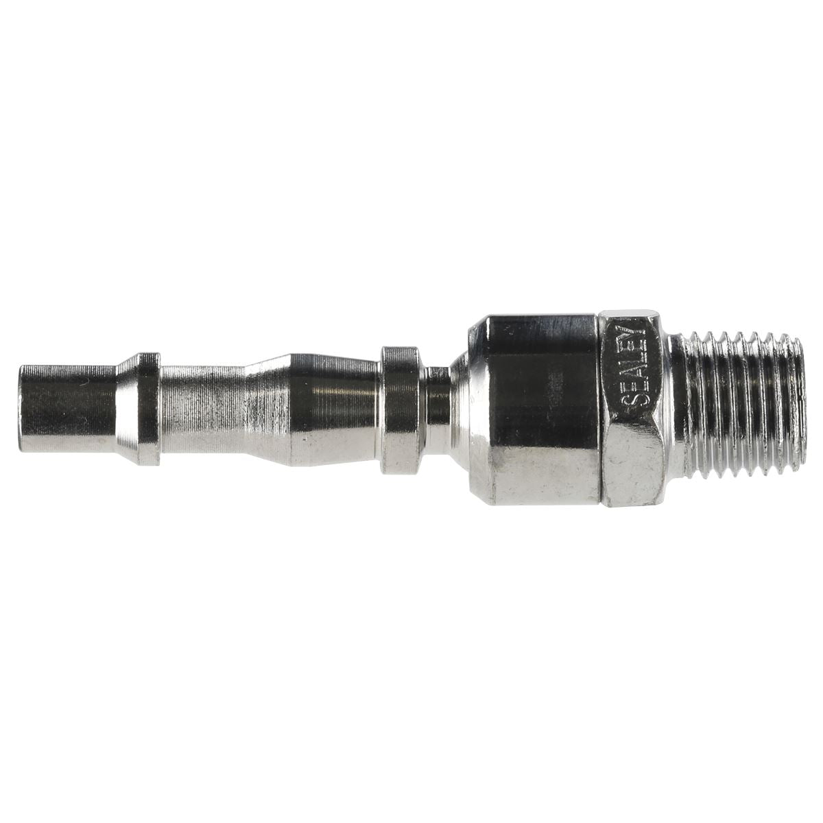 Sealey Screwed Swivel Male Bayonet Adaptor 1/4" BSPT Air Coupler Quick Coupling