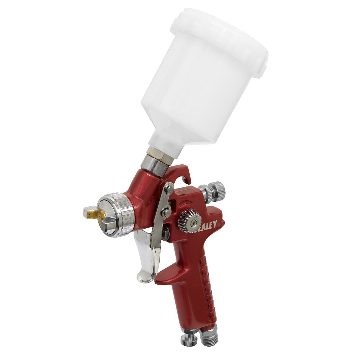 Sealey HVLP Gravity Feed Touch-Up Spray Gun - 0.8mm Set-Up