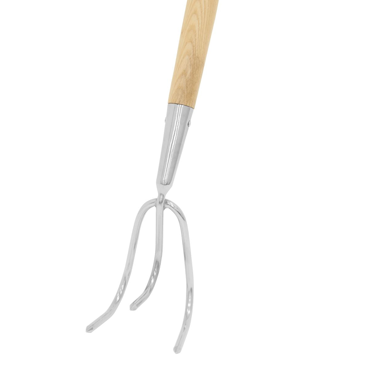 Sealey Premier Garden Cultivator with Ash Handle & Stainless Steel Tines 
