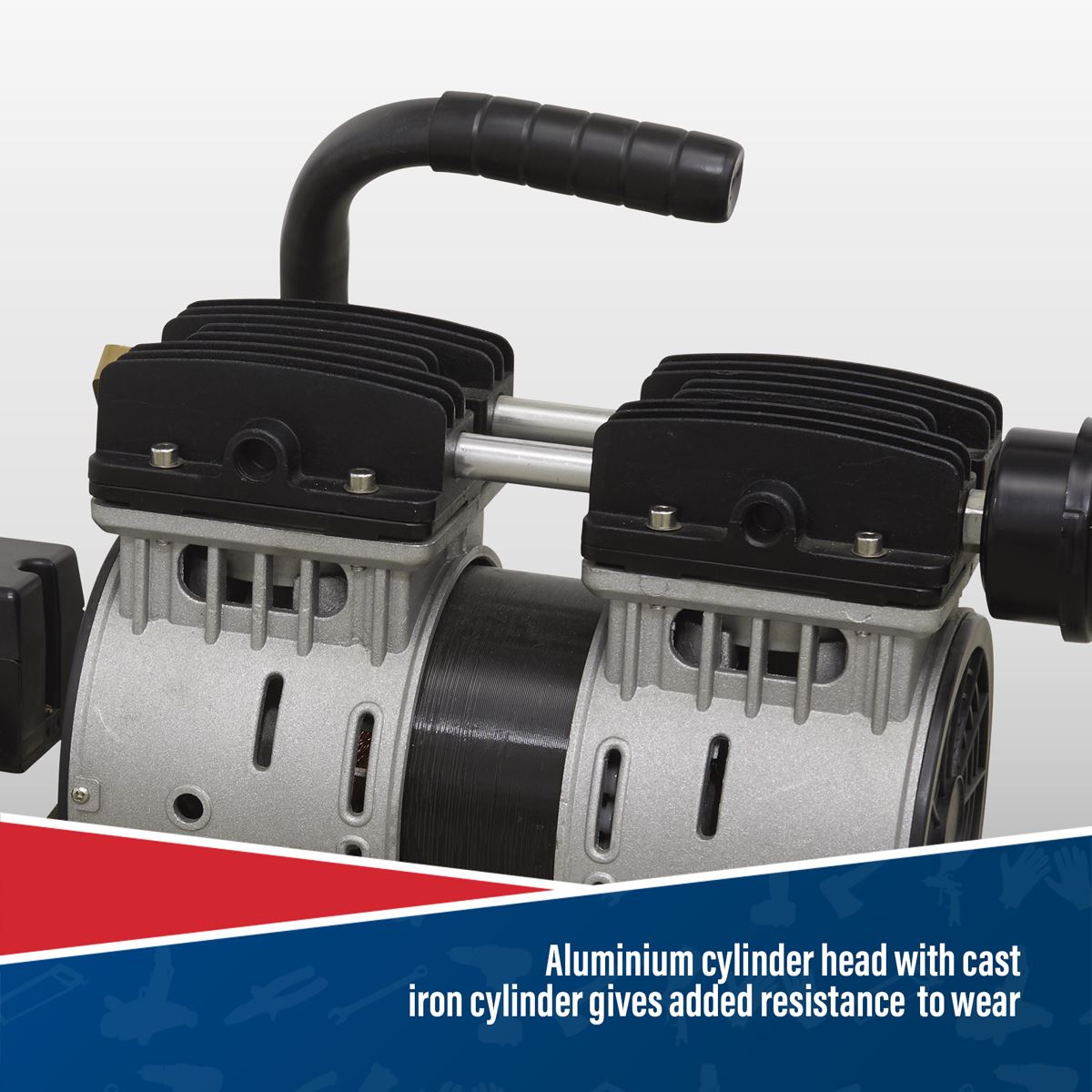 Sealey 6L Low Noise Direct Drive Air Compressor 0.7hp 