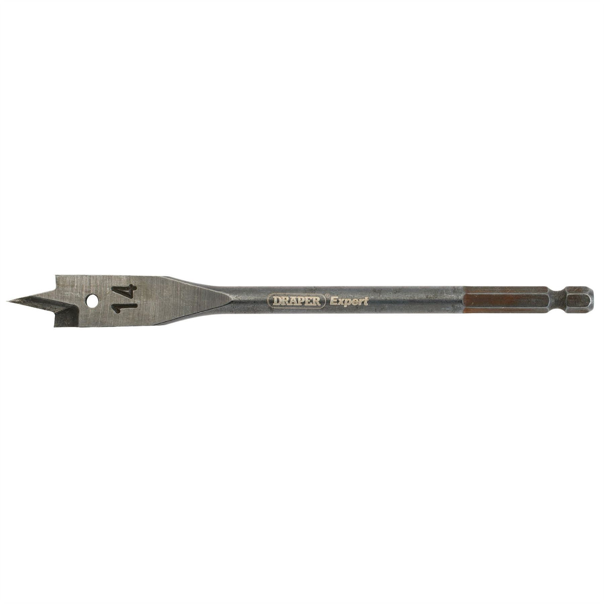 Draper Expert Flat Wood Bit 14 x 150mm 54555  White Rose Tools