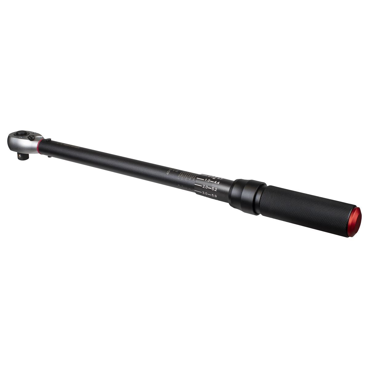 Sealey Premier Black Torque Wrench Micrometer Style 1/2"Sq Drive Calibrated 40-220Nm - Premier Black 