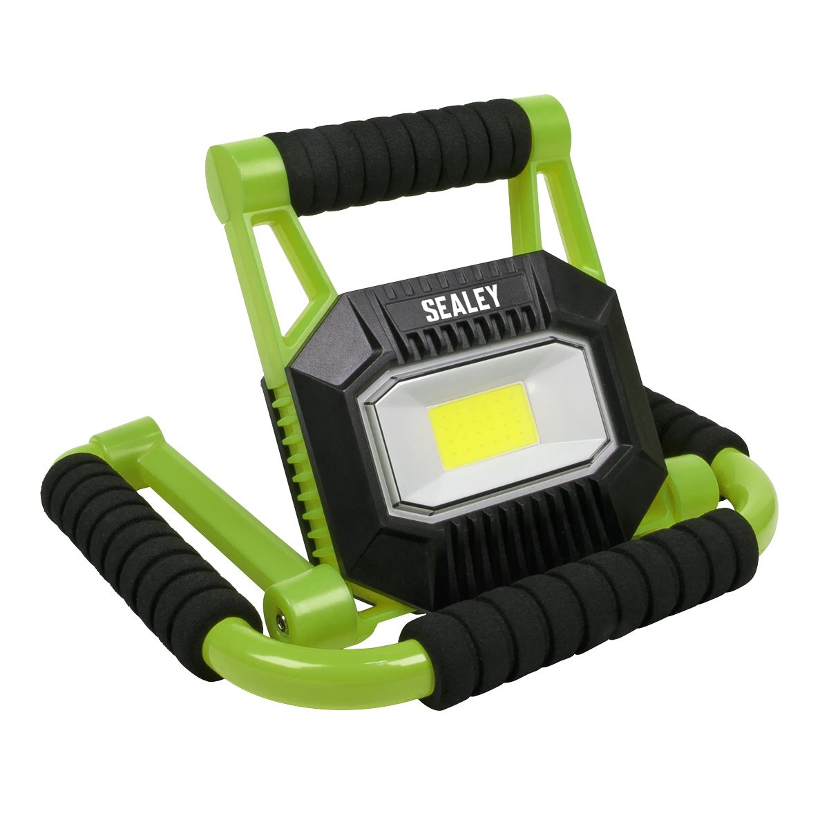 Sealey Rechargeable Portable Fold Flat Floodlight 10W COB LED Lithium-ion 