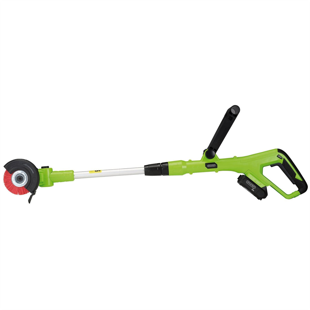 Draper 18V Weed Remover 1 x 2.0Ah Battery 1 x Charger 31866  White Rose Tools