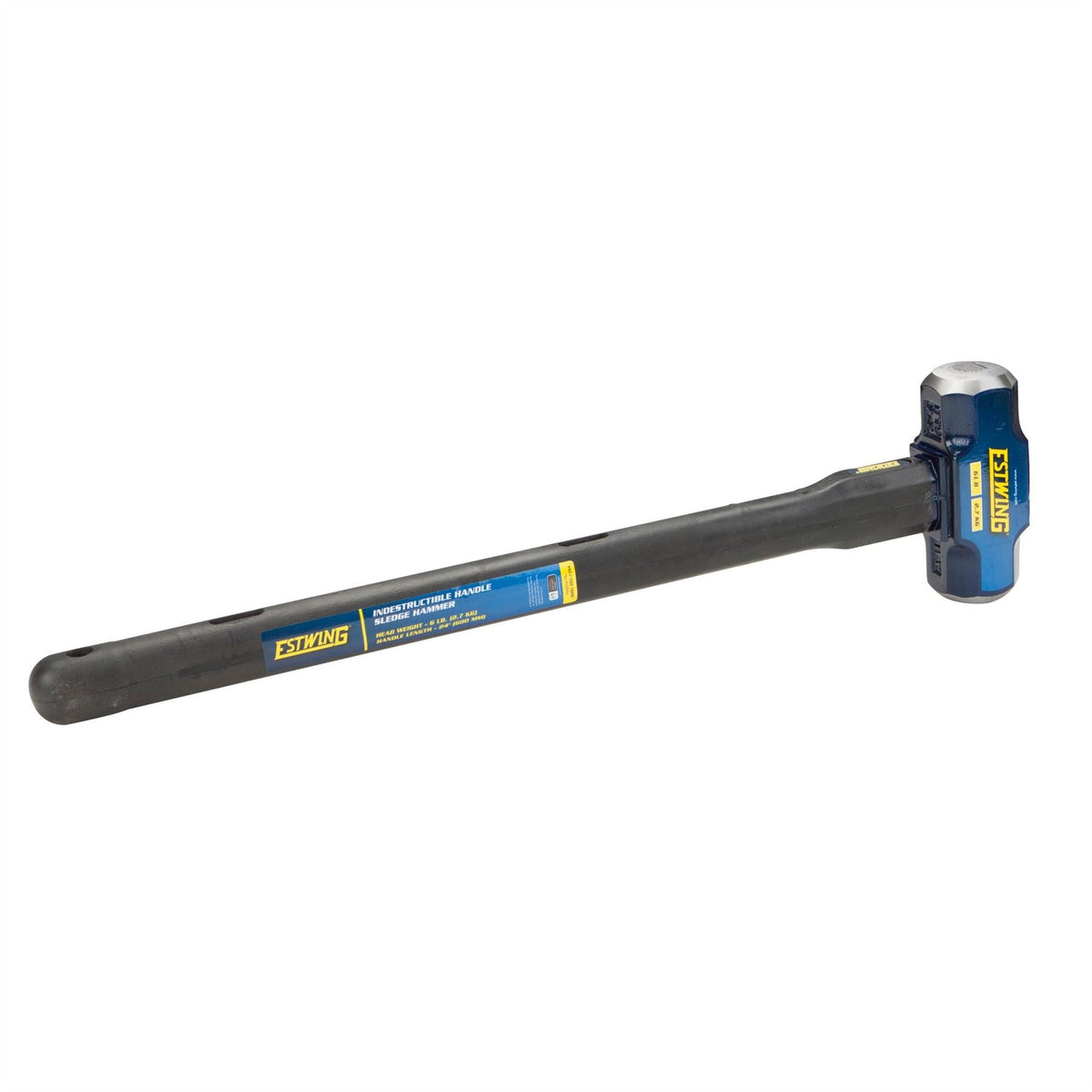 Estwing ESH-624X Indestructible Shaft Sledge Hammer 2.7kg/6lb 31275  White Rose Tools