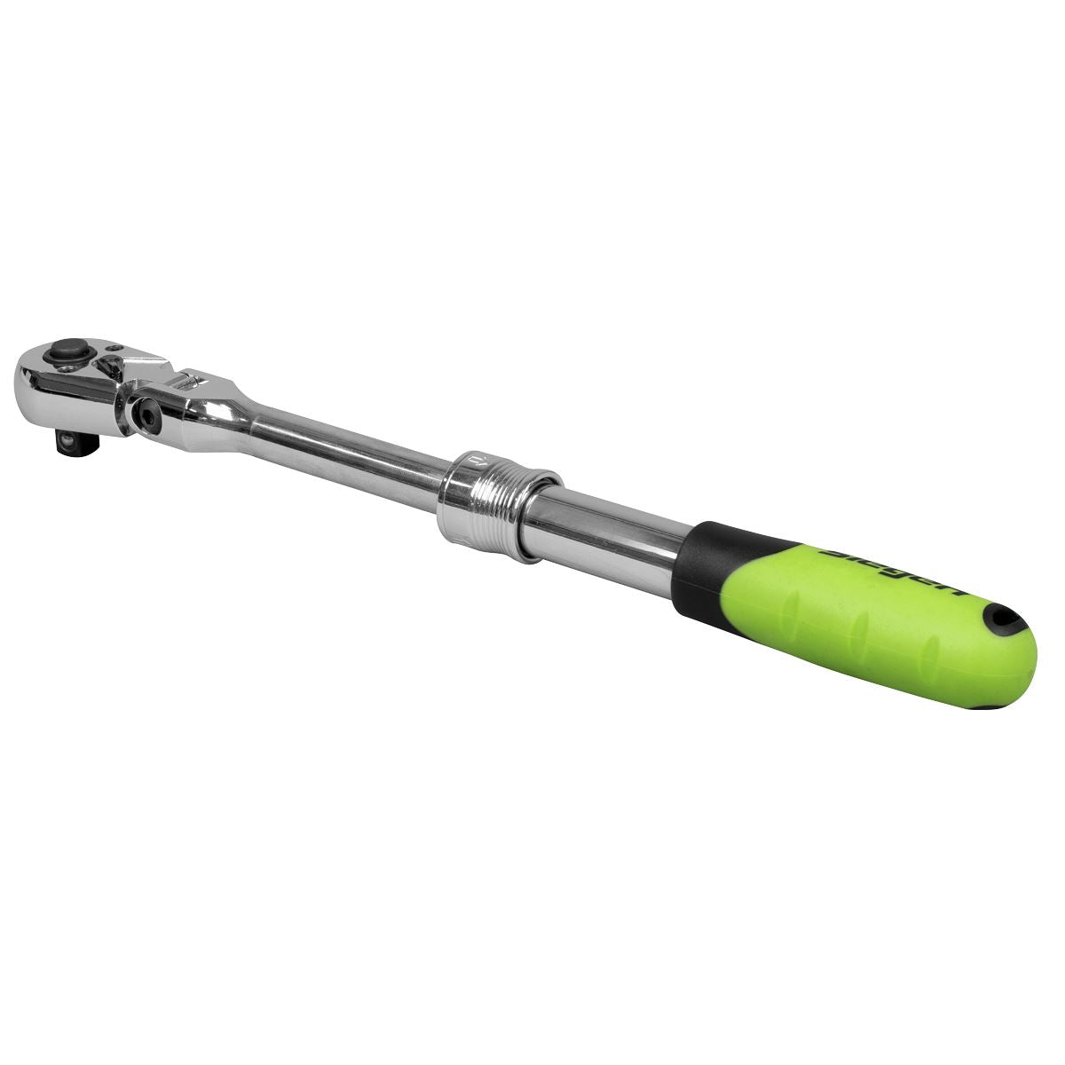 Siegen by Sealey Siegen Extendable Flexi-Head Ratchet Wrench 3/8"Sq Drive  White Rose Tools