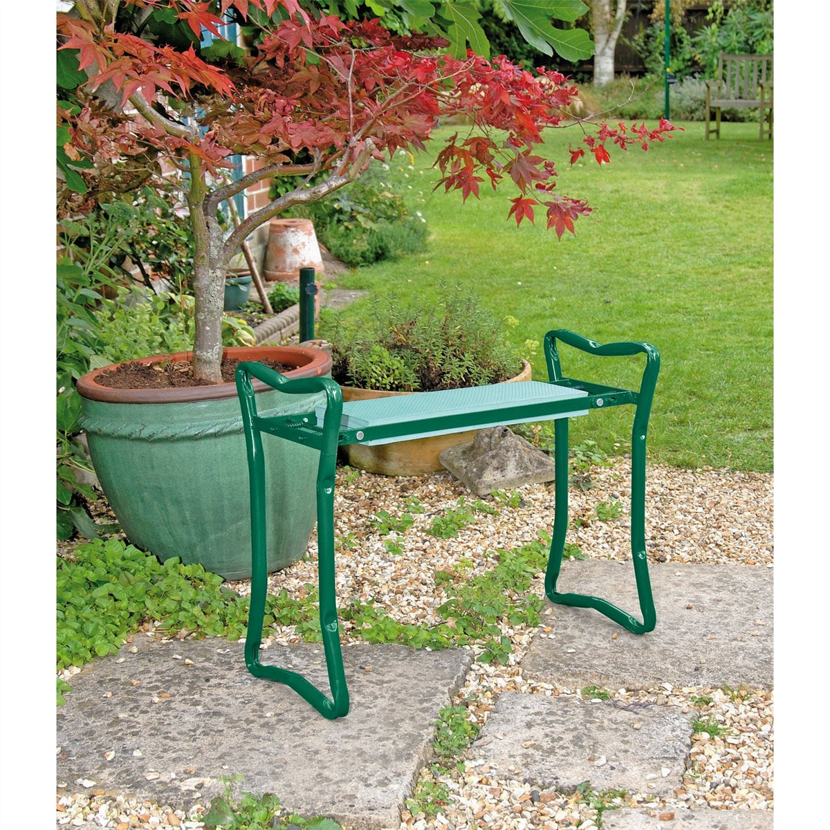 Draper Folding Kneeler and Seat 27435  White Rose Tools