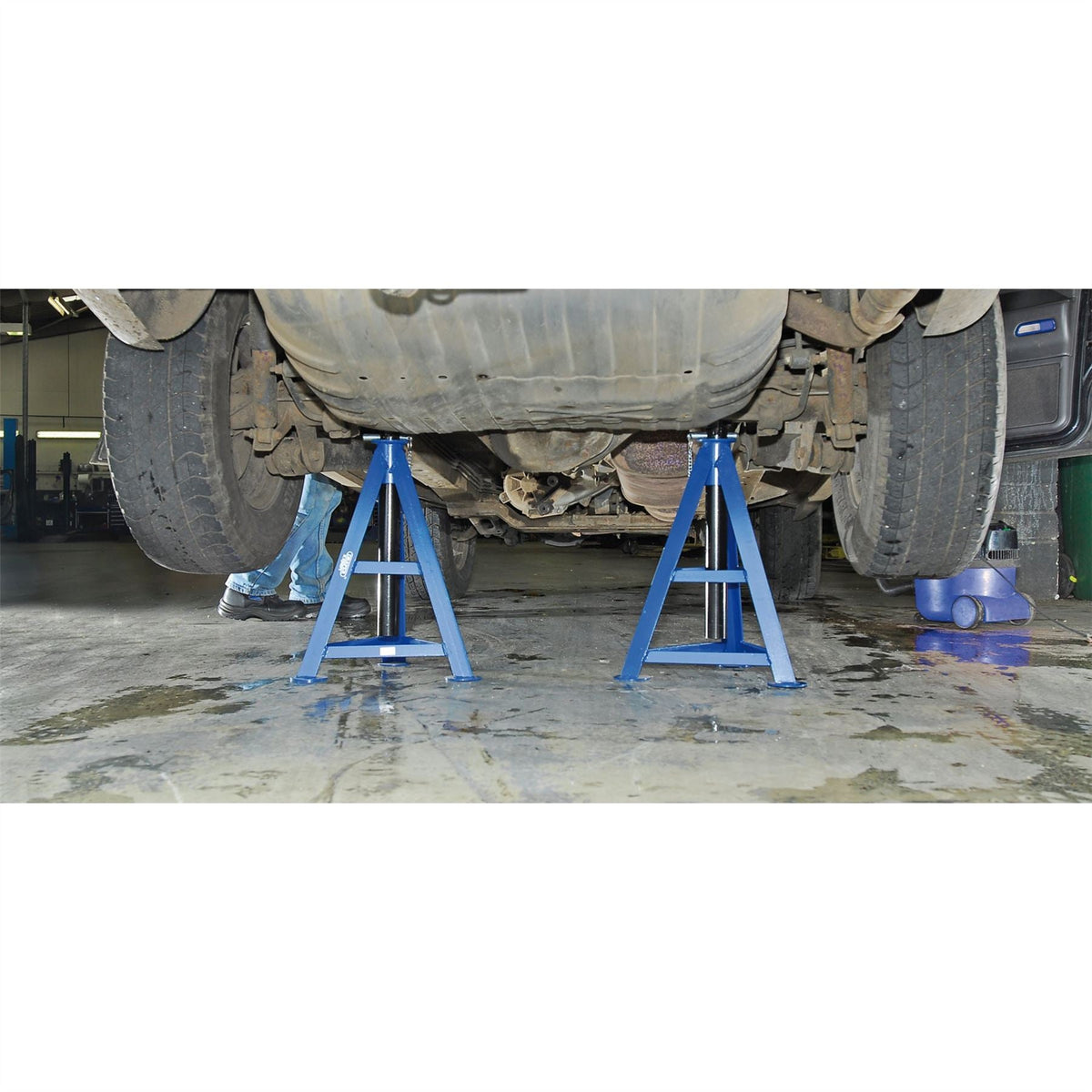Draper Expert Axle Stands 6 Tonne (Pair) 54722  White Rose Tools