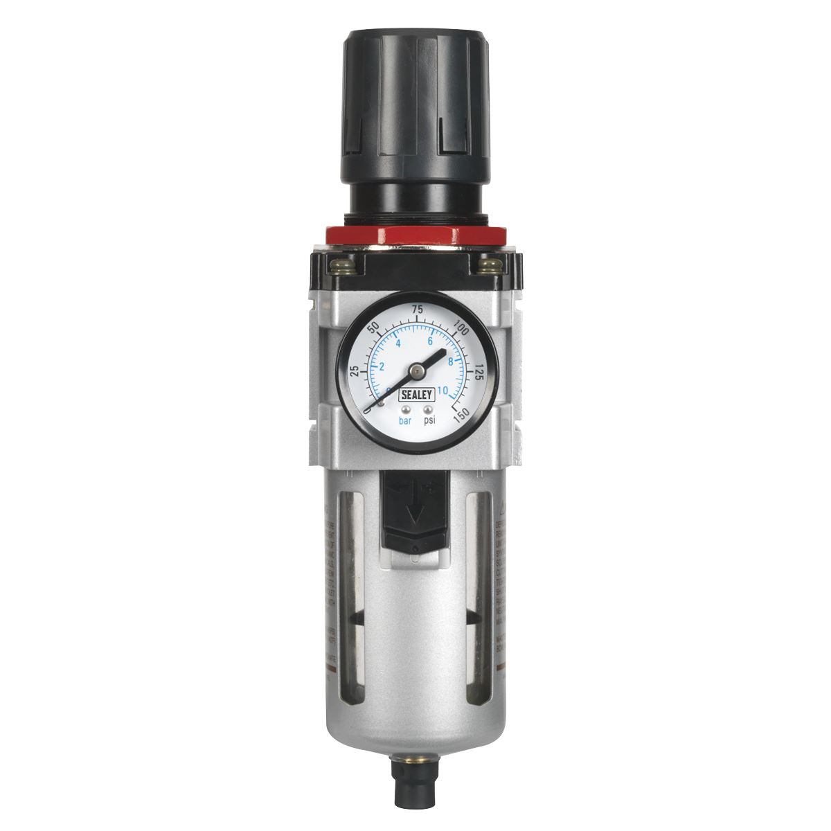 Sealey Air Filter/Regulator - High Flow 