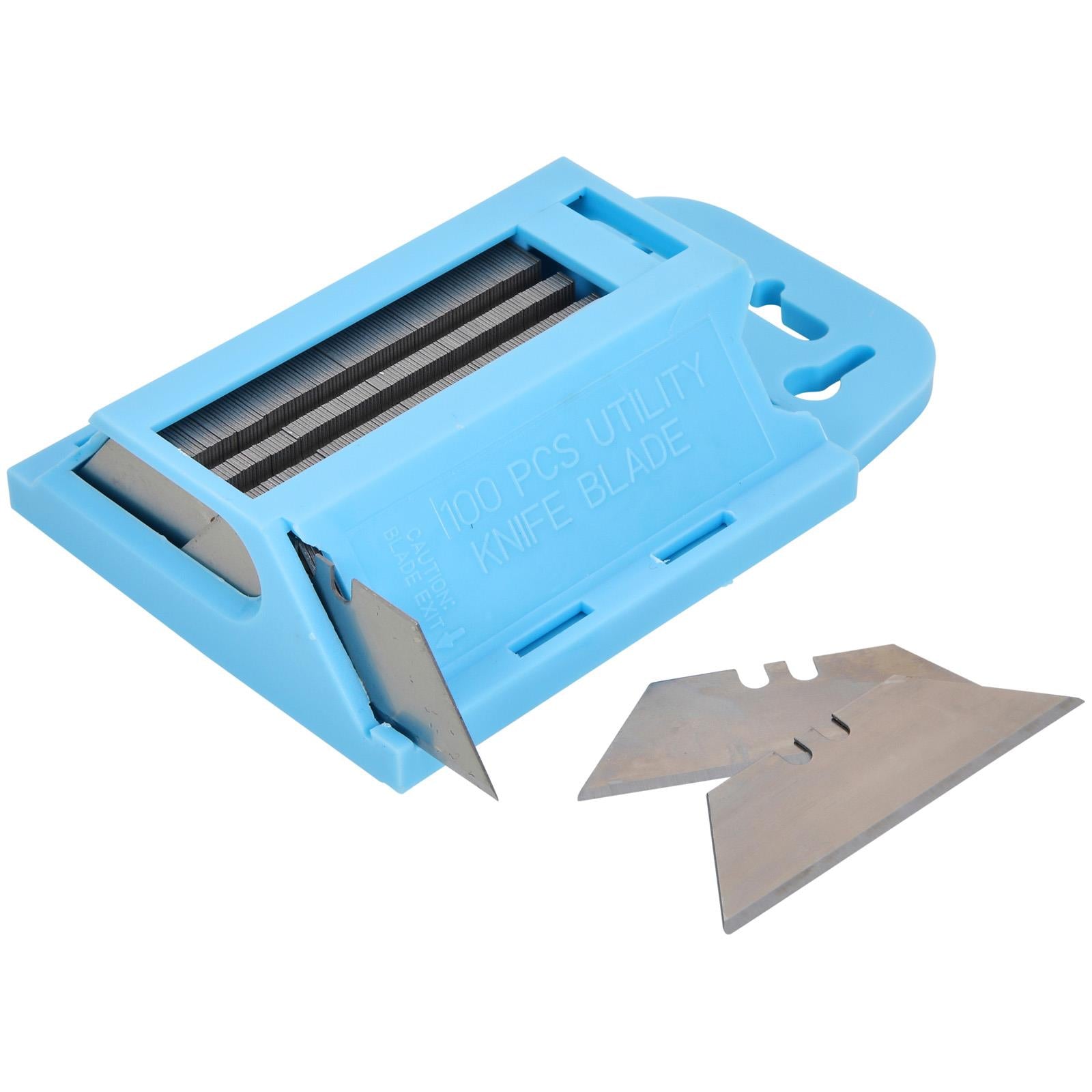 BlueSpot Utility Knife Blades in Dispenser 100 Piece