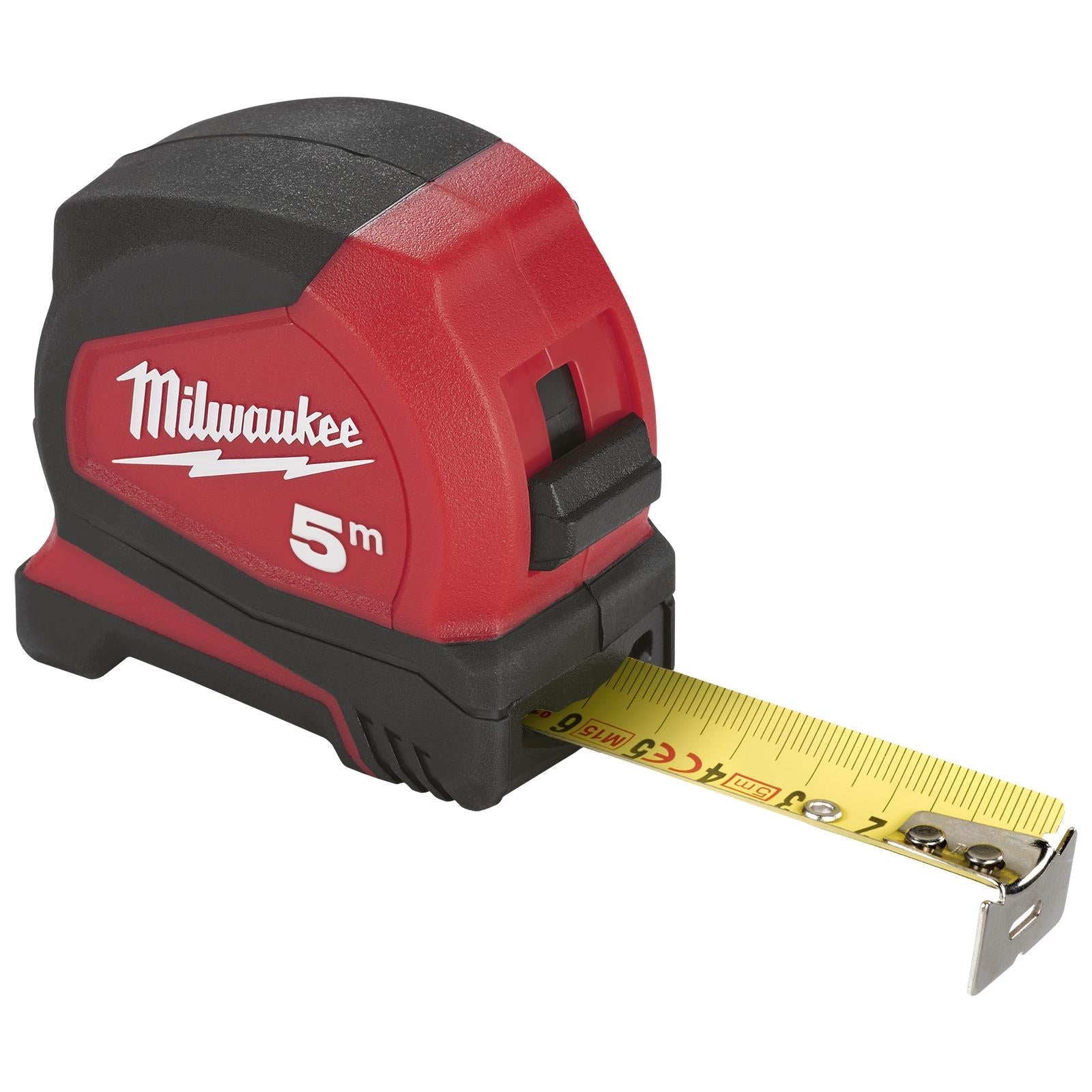 Milwaukee Tape Measure 5m Metric Pro Compact Pocket Tape 25mm Blade Width 
