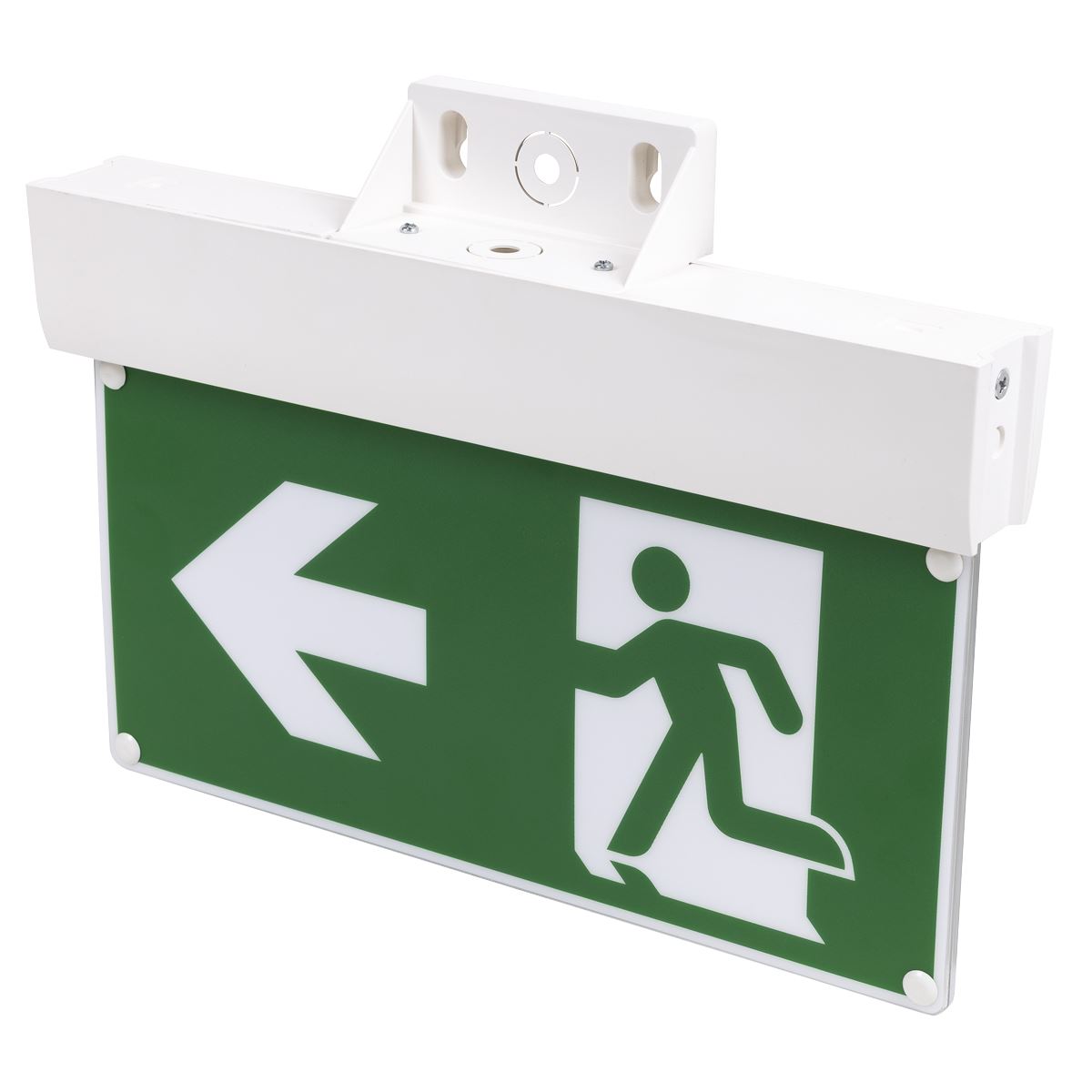 Sealey Maintained Emergency LED Fire Exit Sign  White Rose Tools
