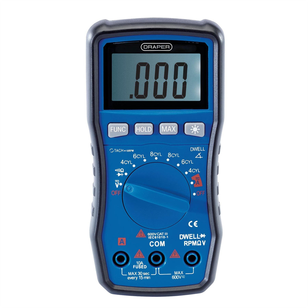 Draper Automotive Digital Multimeter 41821  White Rose Tools