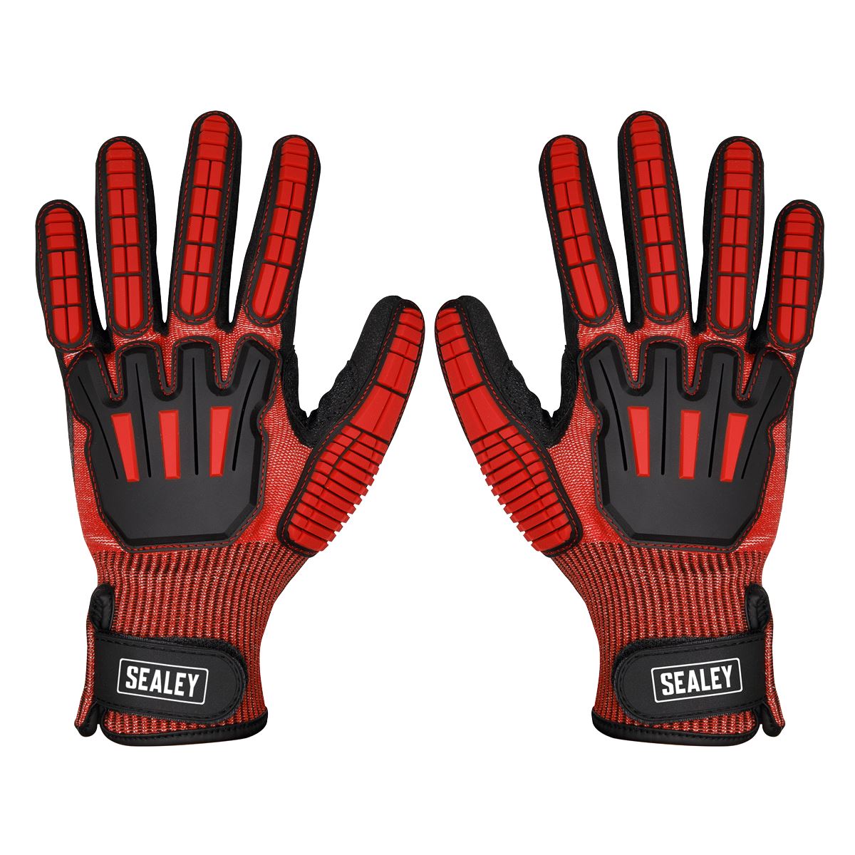 Sealey Cut & Impact Resistant Gloves - Large - Pair 