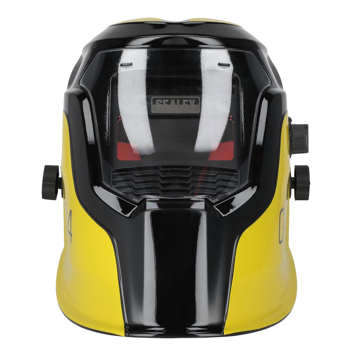 Sealey Auto Darkening Welding Helmet Shade 9-13 Yellow 