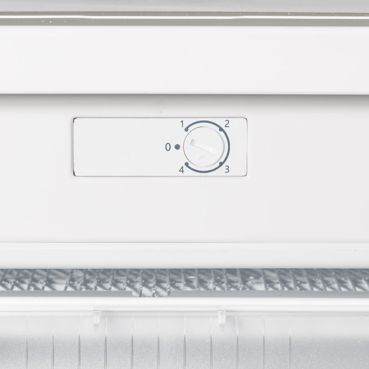Baridi 55cm Undercounter Freezer with Adjustable Thermostat 85L - White  White Rose Tools