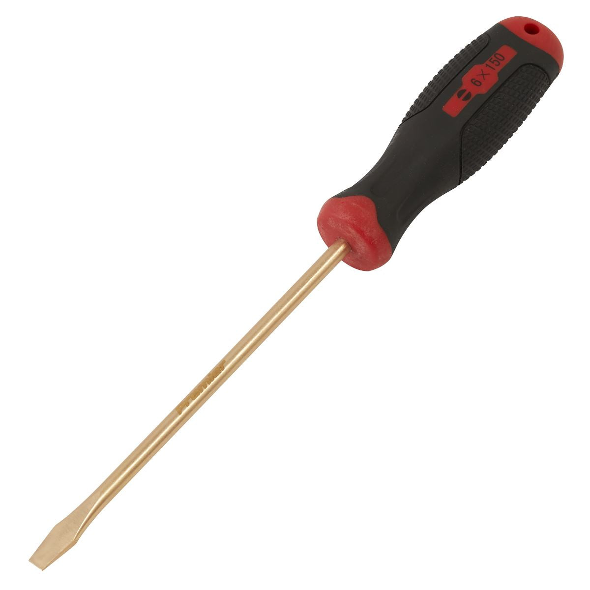Sealey Premier Screwdriver Slotted 6 x 150mm - Non-Sparking 