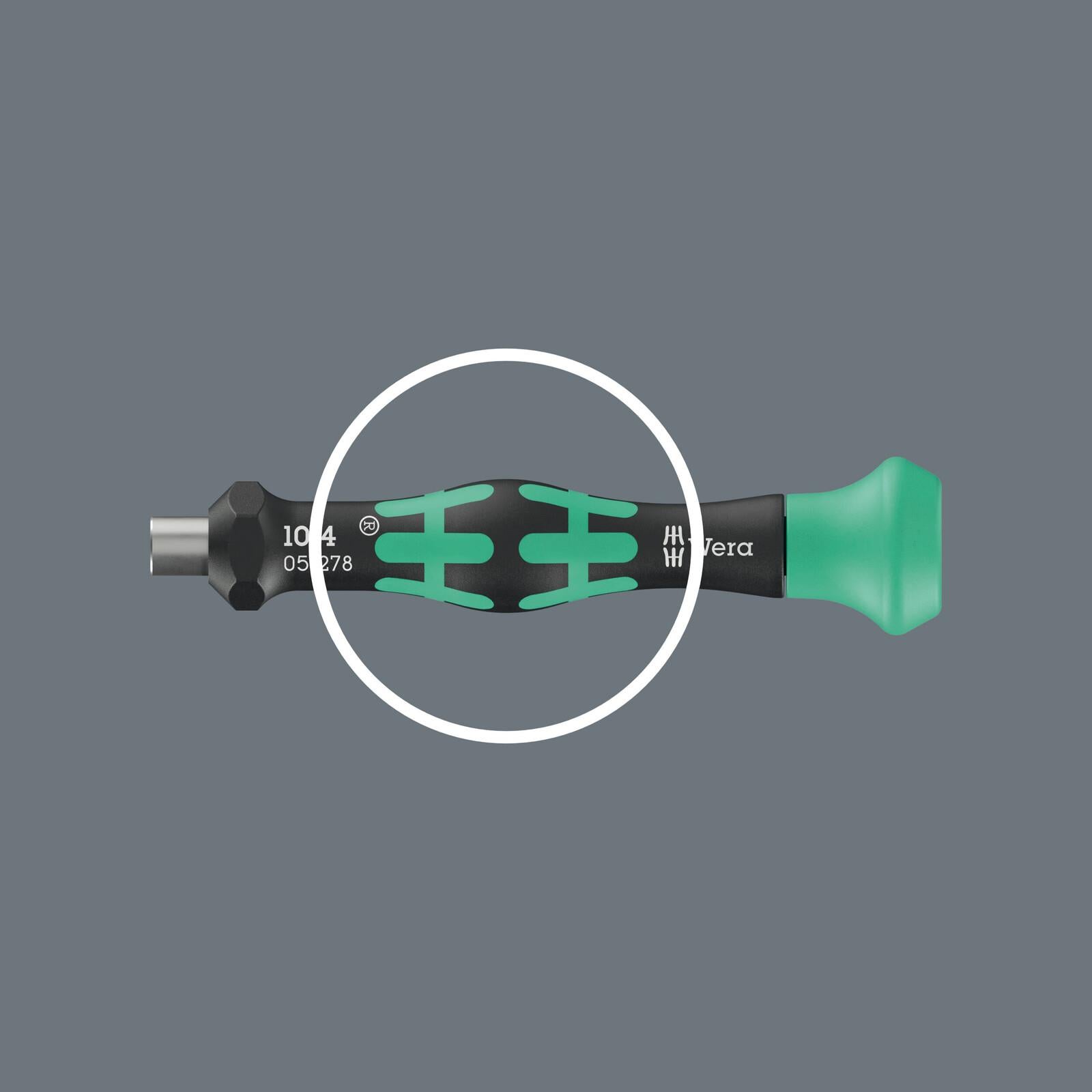 Wera Micro Bit Holding Precision Screwdriver 1014 Kraftform Micro for 4mm Hex Drive Bits