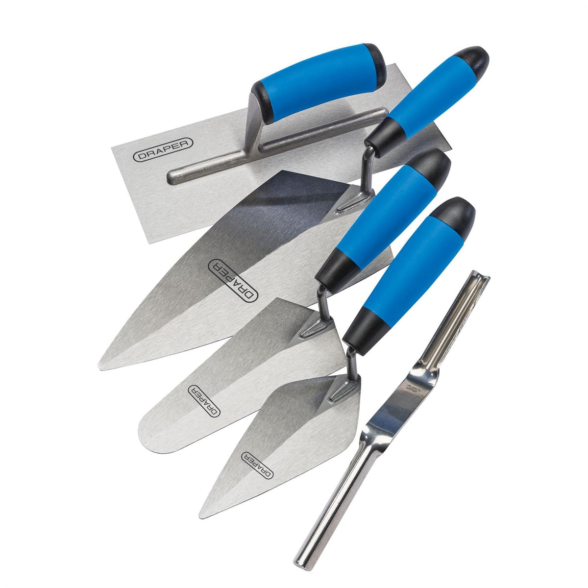 Draper Soft Grip Trowel Set (5 Piece) 70372  White Rose Tools