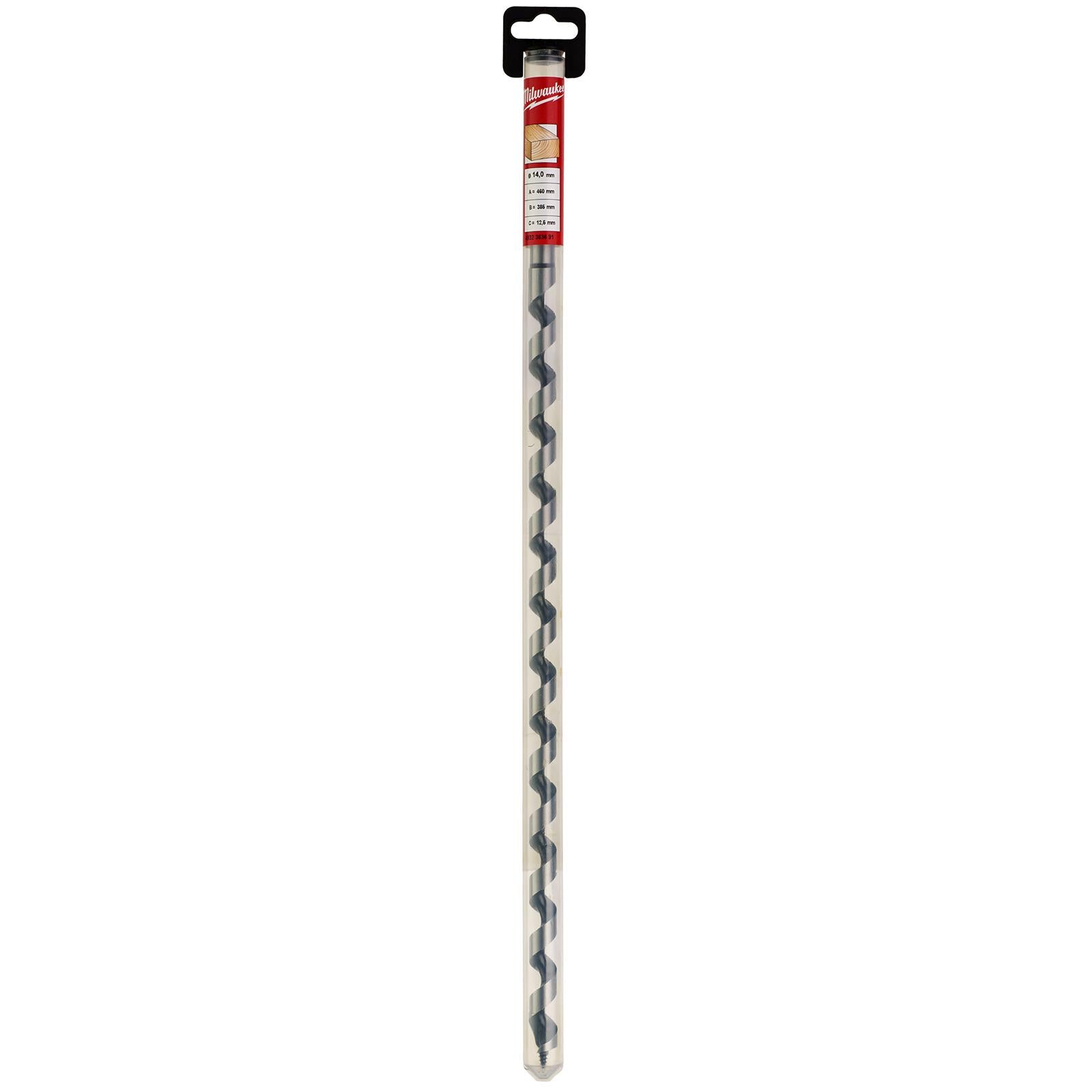 Milwaukee Wood Auger Drill Bits 460mm Overall Length 