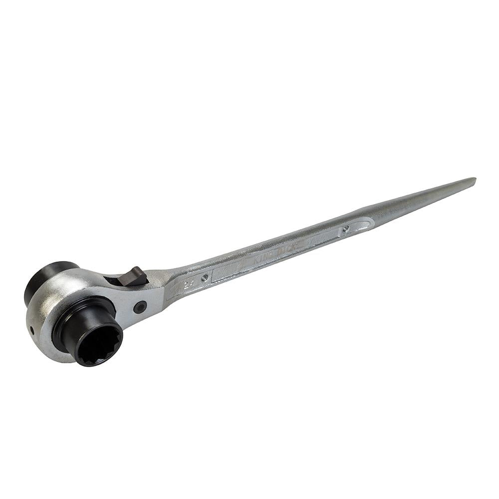 King Dick Ratchet Podger Spanner Metric - Choose Size  White Rose Tools