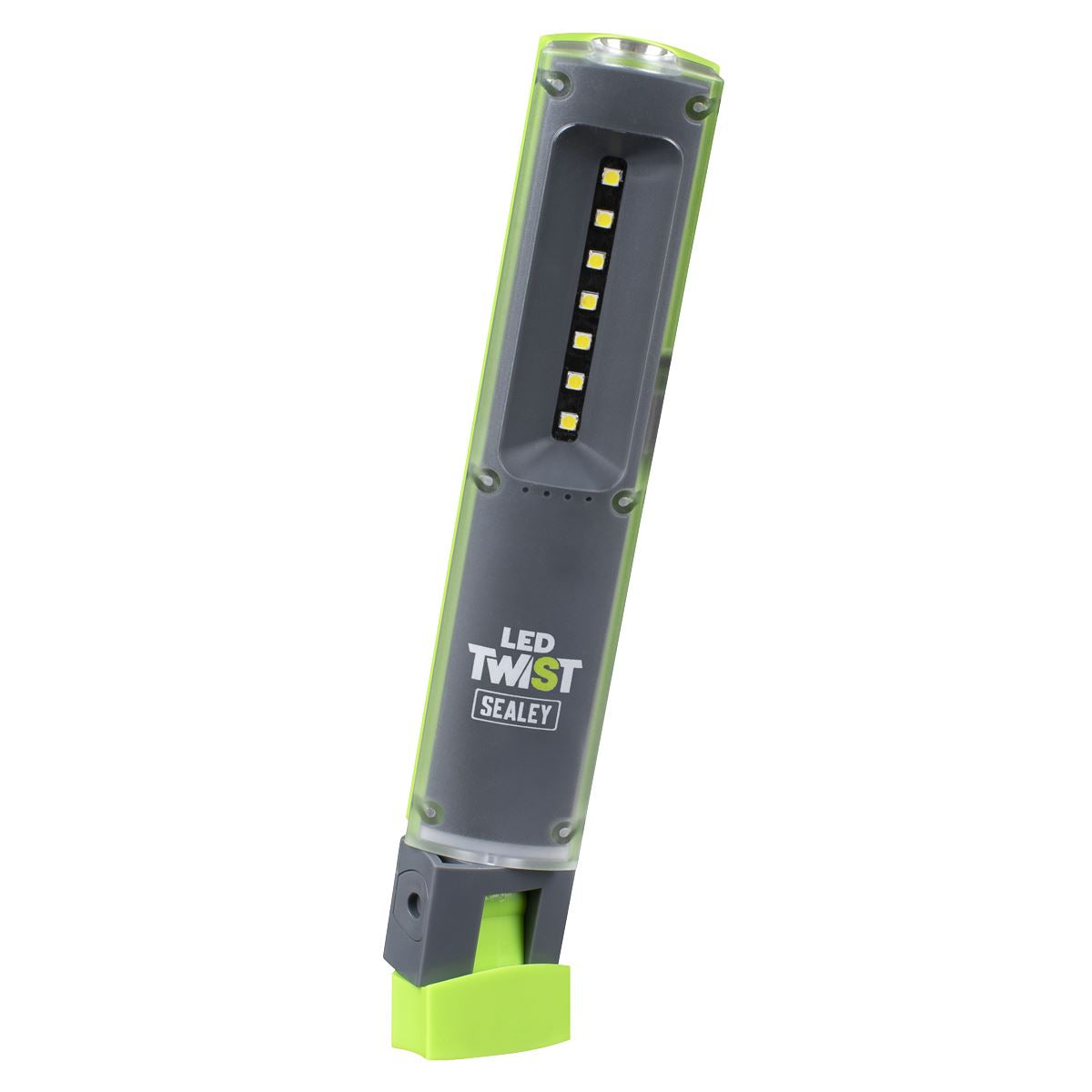 Sealey LED Twist Rechargeable Inspection Light 2W & 1W SMD LED  White Rose Tools