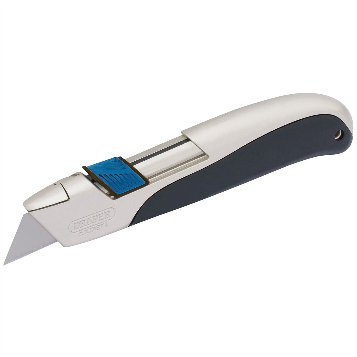 Draper Expert Soft Grip Trimming Knife with 'Safe Blade Retractor' Feature 82833  White Rose Tools