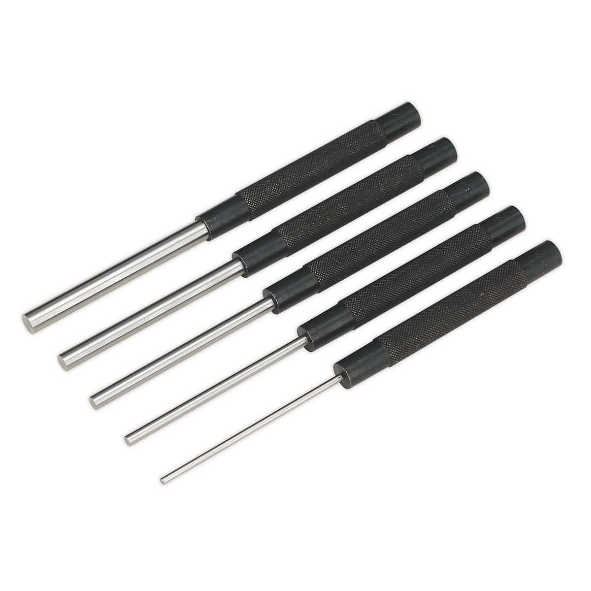 Sealey Parallel Pin Punch Set 5pc Long Pattern 