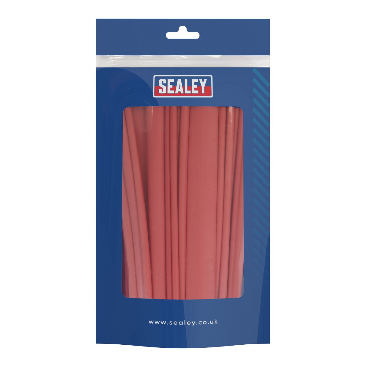 Sealey Heat Shrink Tubing Assortment 72pc Red Adhesive Lined 200mm