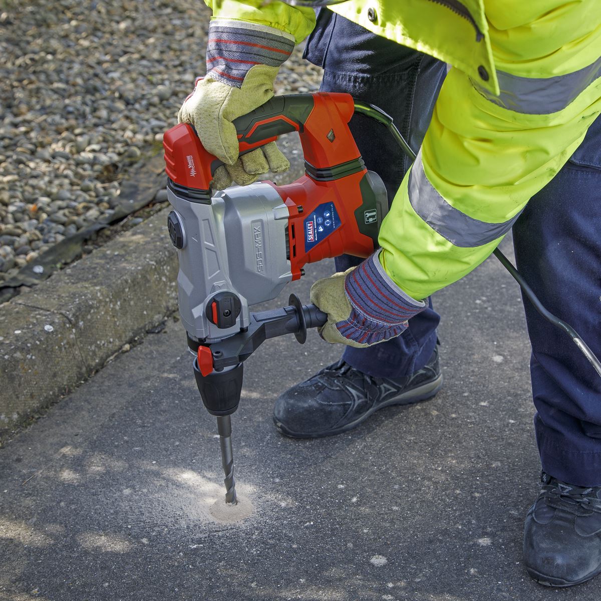 Sealey Rotary Hammer Drill SDS MAX Ø40mm 1500W/230V 