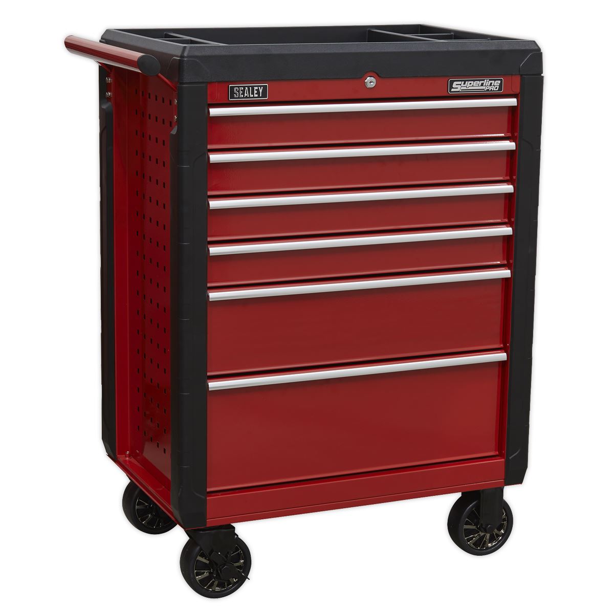 Sealey Superline Pro Rollcab 6 Drawer with Ball-Bearing Slides 