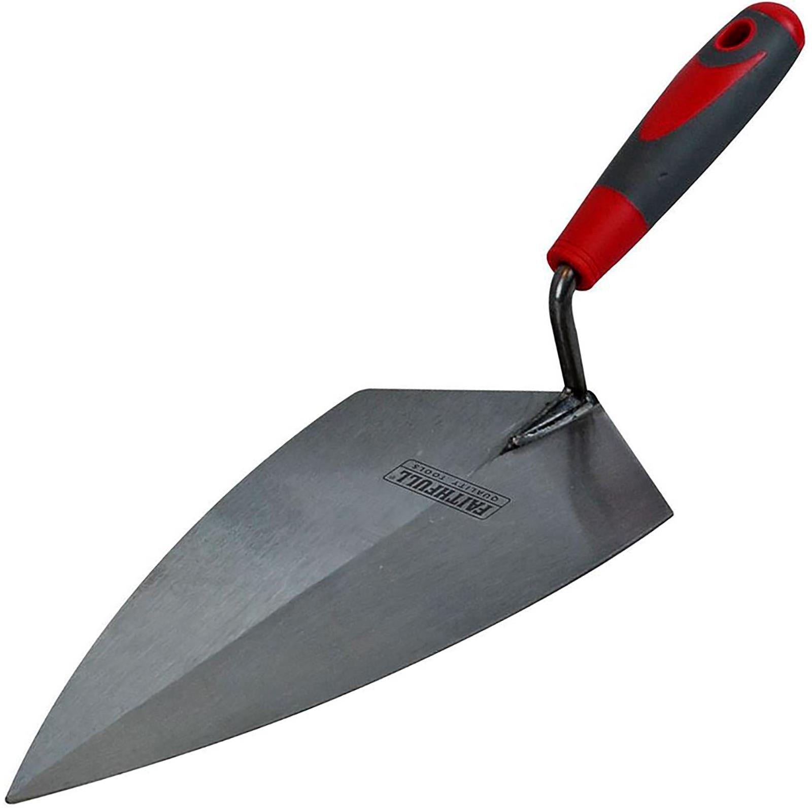 Faithfull Brick Trowel Builders Soft Grip Philadelphia Pattern 275mm 11